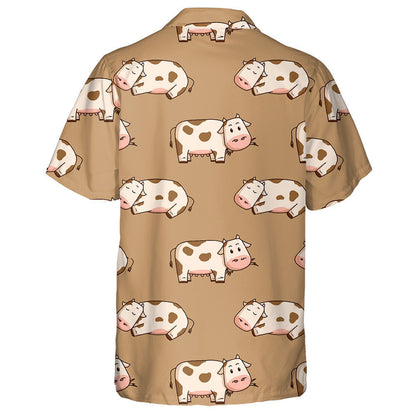 Let's Drink Milk Cow And Milk Bucket Hawaiian Shirt, Hawaiian Shirt Gift, Christmas Gift