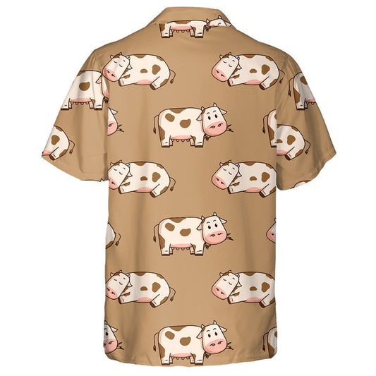 Let's Drink Milk Cow And Milk Bucket Hawaiian Shirt, Hawaiian Shirt Gift, Christmas Gift