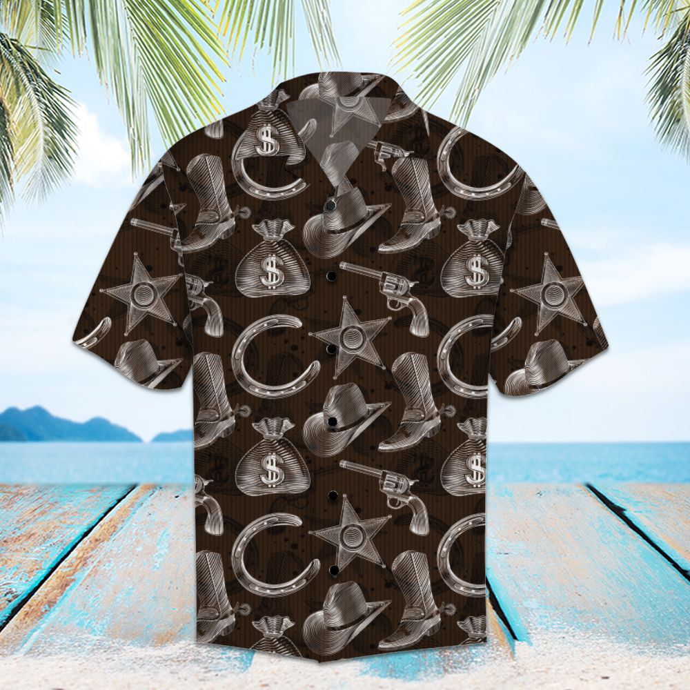 Amazing Cowboy Tools Vintage Boy Fashion Hawaiian Shirt,Hawaiian Shirt Gift, Christmas Gift
