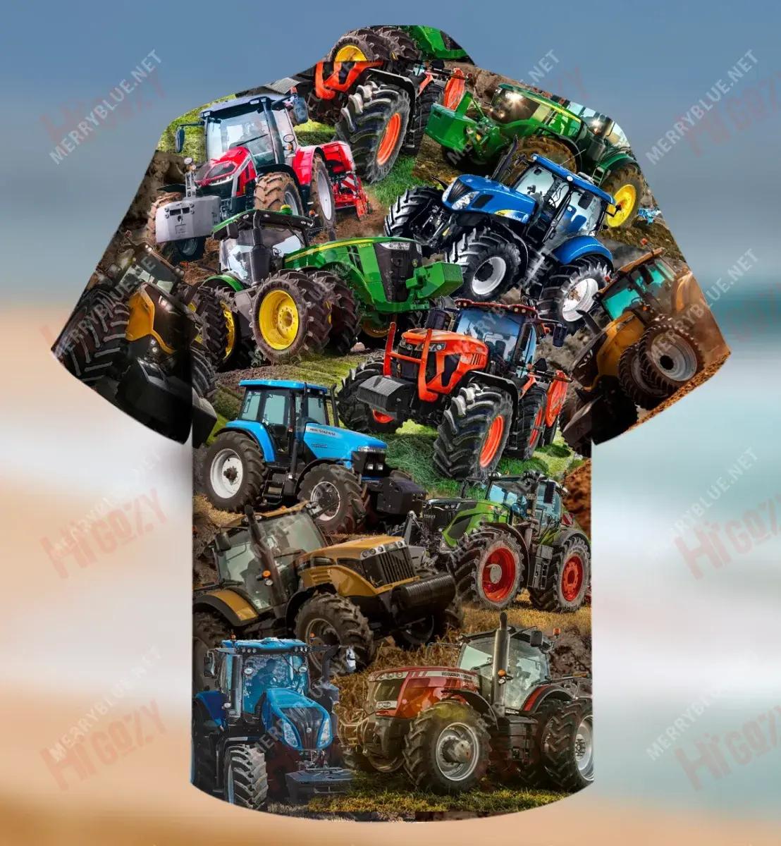 I Don'T Snore I Dream I'M A Tractor Unisex Hawaiian Shirt Summer Short Sleeve Custom Hawaiian Shirts Funny Hawaiian Shirts, Hawaiian Shirt Gift, Christmas Gift