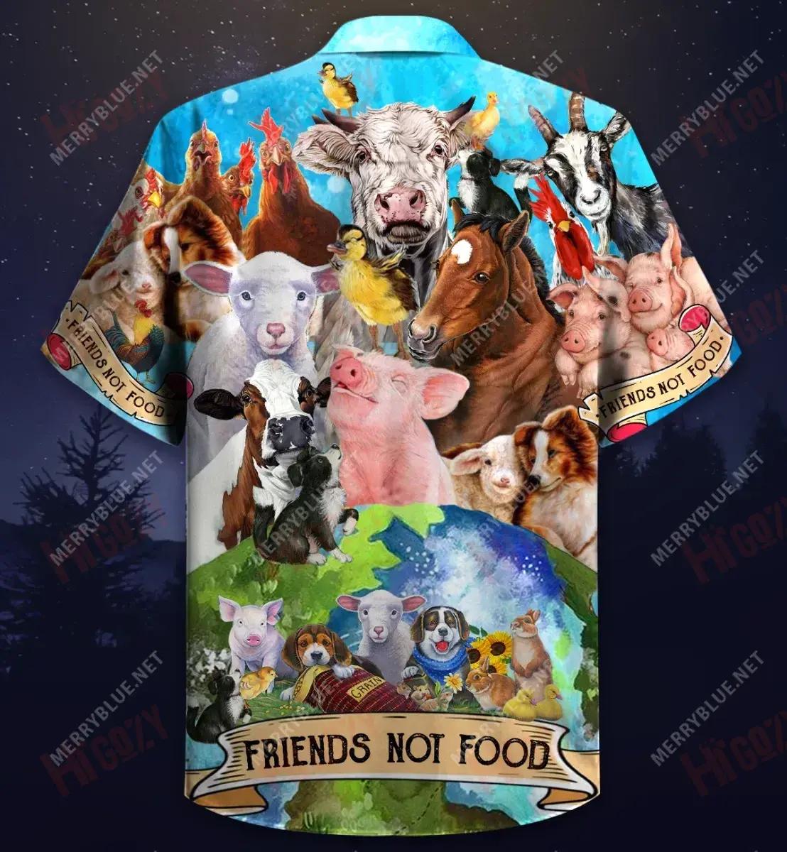 Go Vegan Short Hawaiian Shirt Vacation Aloha Shirt Hawaiian Crazy Shirts Hawaiian Shirts For Women, Hawaiian Shirt Gift, Christmas Gift