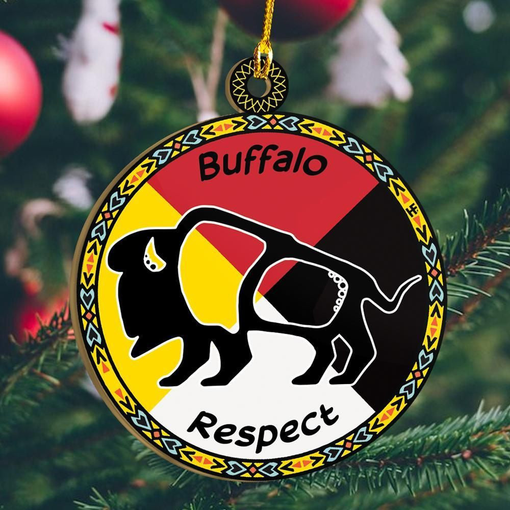 Buffalo - Respect Ornament, Happy Christmas Ornament, Christmas Gift, Christmas Decoration