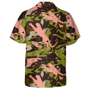 Abstract Camouflage Colorful Wild Animal Panther Hawaiian Shirt, Hawaiian Shirt Gift, Christmas Gift