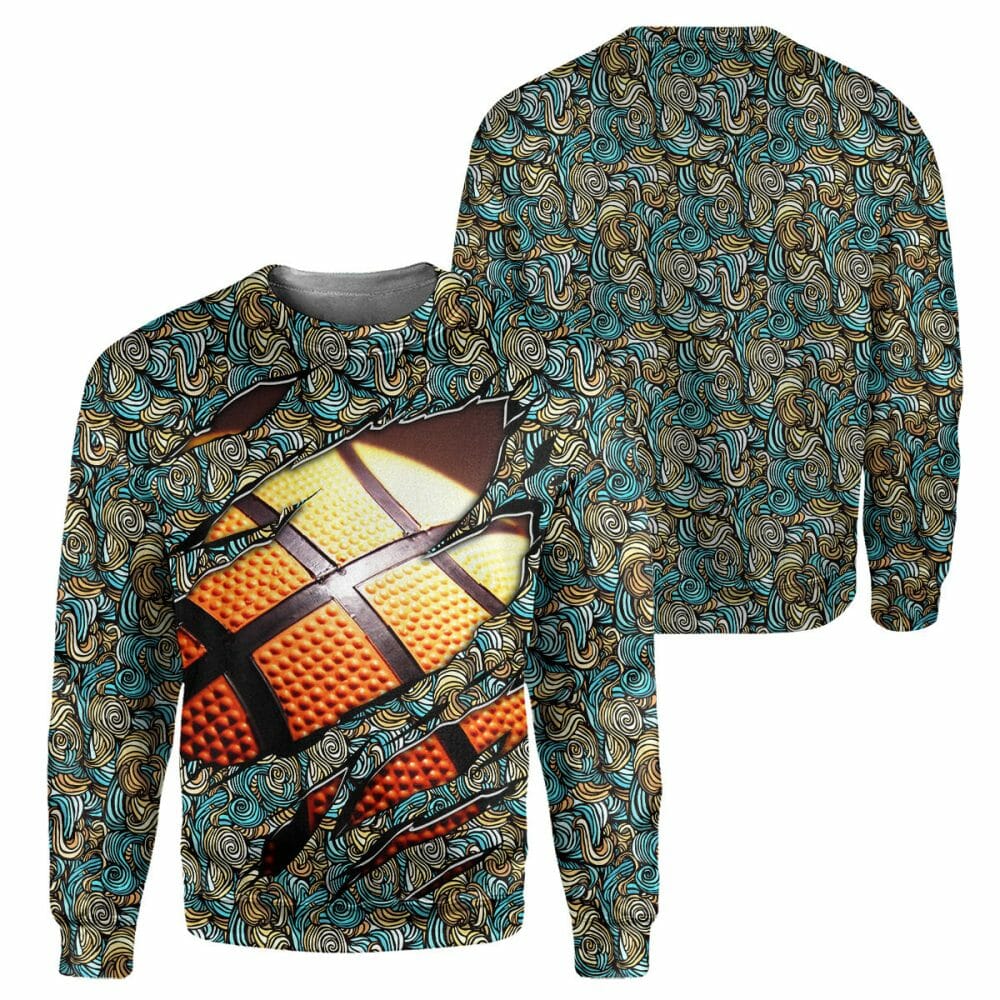 Basketball - 3D All Over Printed Shirt Tshirt Hoodie Apparel