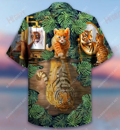 Big Cats Short Sleeve Shirt Hobbies Hawaiian T Shirts Hawaiian Crazy Shirts Hawaiian Shirt Pattern, Hawaiian Shirt Gift, Christmas Gift