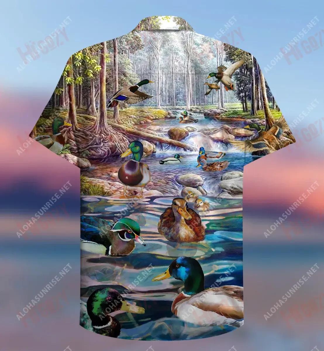 Life Is Better With A Duck Hawaiian Shirt Summer Short Sleeve Best Hawaiian Shirts Hawaiian Shirts For Men, Hawaiian Shirt Gift, Christmas Gift