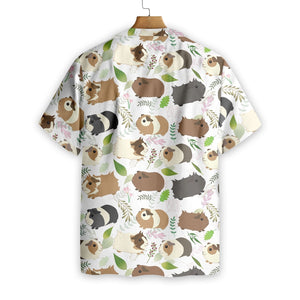 Wonderful Life Of Guinea Pig Design Hawaiian Shirt, Hwaiian For Gift