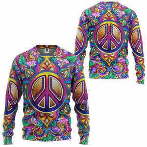 3D Hippie Custom Tshirt Hoodie Apparel