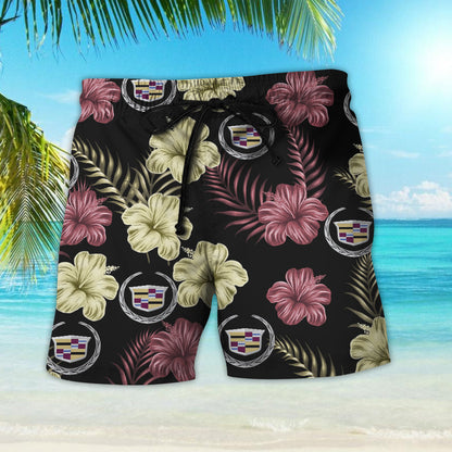 Cadillac Tropical Flower Hawaiian Shirt_ Hawaiian Shirts -Hawaiian Shirt Gift, Christmas Gift