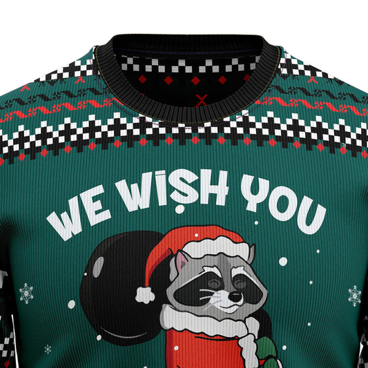 Raccoon Trashy Christmas Ugly Christmas Sweater,Christmas Gift,Gift Christmas 2024