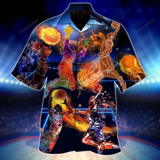 Cool Player Basketball Its In My Dna Design Hawaiian Shirt, Hawaiian Shirt Gift, Christmas Gift