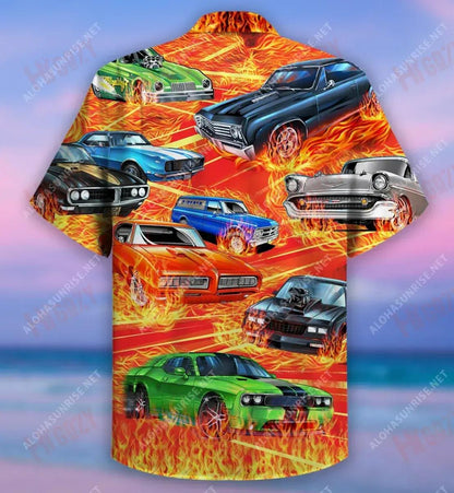 Just One More Car Auto Racing Unisex Hawaiian Shirt Ocean Aloha Shirt Custom Hawaiian Shirts Hawaiian Shirt Pattern, Hawaiian Shirt Gift, Christmas Gift