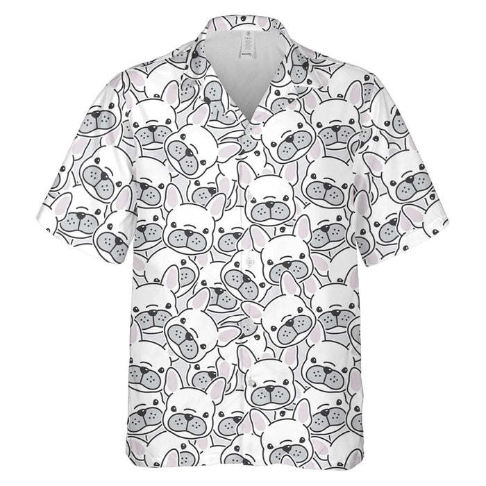 French Bulldog Dog Team Lovers Funny Gift Hawaiian Shirt, Hawaiian Shirt Gift, Christmas Gift