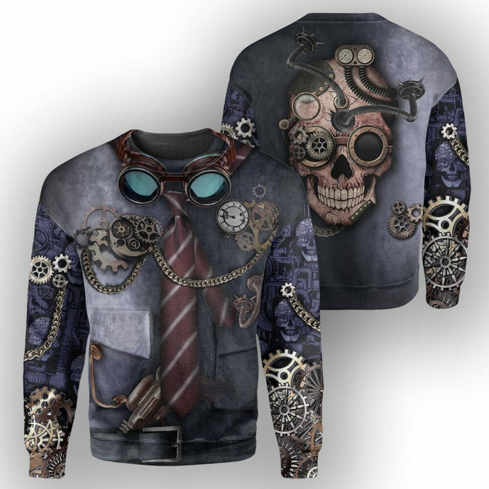Steampunk - 3D All Over Printed Shirt Tshirt Hoodie Apparel