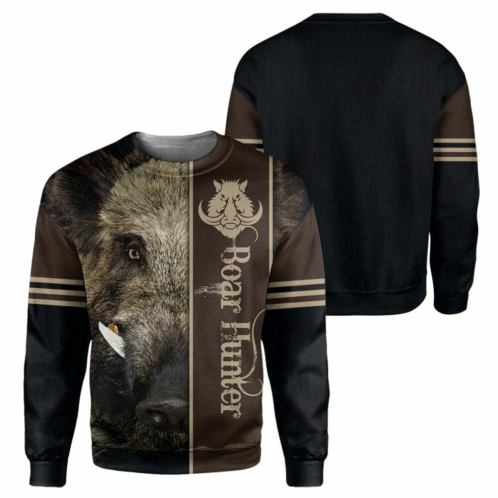 Boar Hunting - 3D All Over Printed Shirt Tshirt Hoodie Apparel