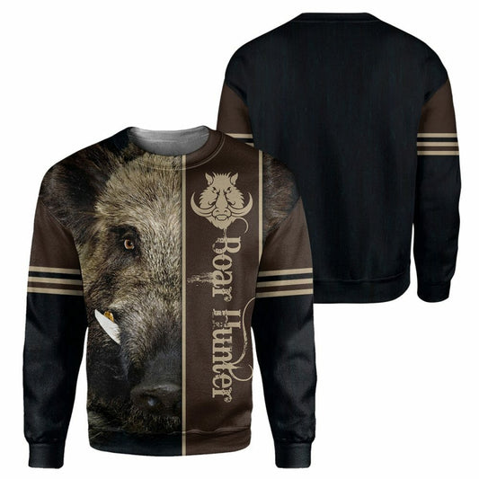 Boar Hunting - 3D All Over Printed Shirt Tshirt Hoodie Apparel