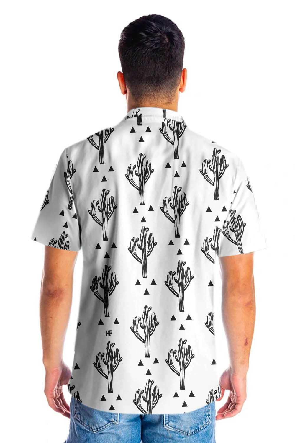 Desert Life Of Cactus Seamless Design Hawaiian Shirt,Hawaiian Shirt Gift, Christmas Gift