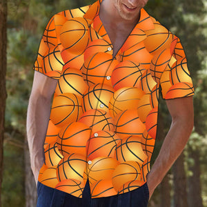 Trendy Basketball Awesome Sport Pattern Hawaiian Shirt,Hawaiian Shirt Gift, Christmas Gift