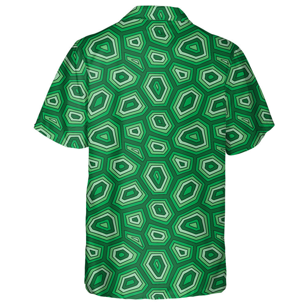Hand Drawn Doodle Elaborate Turtle Shell Model Hawaiian Shirt, Hawaiian Shirt Gift, Christmas Gift