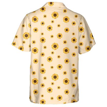 Full Of Blooming Sunflowers On Pink Background Hawaiian Shirt,Hawaiian Shirt Gift, Christmas Gift