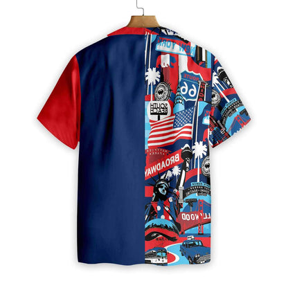 America Pop Art Hawaiian Shirt, Hawaiian Shirt Gift, Christmas Gift