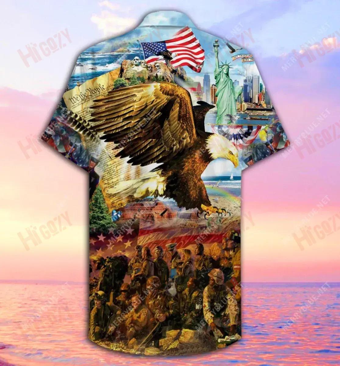 Call To Colors Freedom Isn'T Free Unisex Hawaiian Shirt Ocean Short Sleeve Custom Hawaiian Shirts Hawaiian Shirt Pattern, Hawaiian Shirt Gift, Christmas Gift