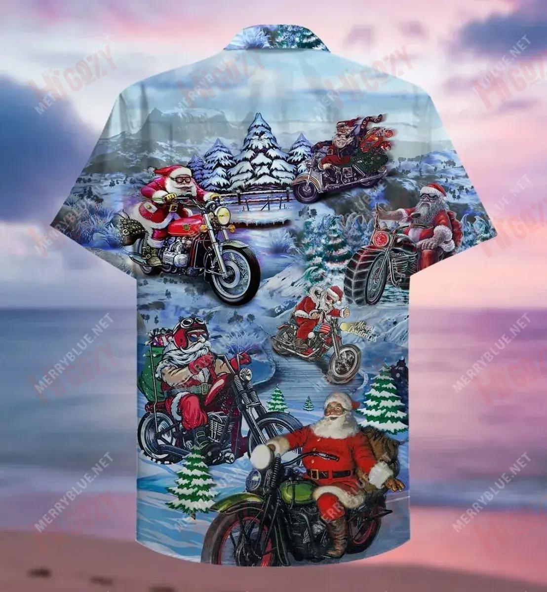 Driving With Santa Claus Short Hawaiian Shirt Hobbies Aloha Shirt Hawaiian Crazy Shirts Hawaiian Shirts For Women, Hawaiian Shirt Gift, Christmas Gift