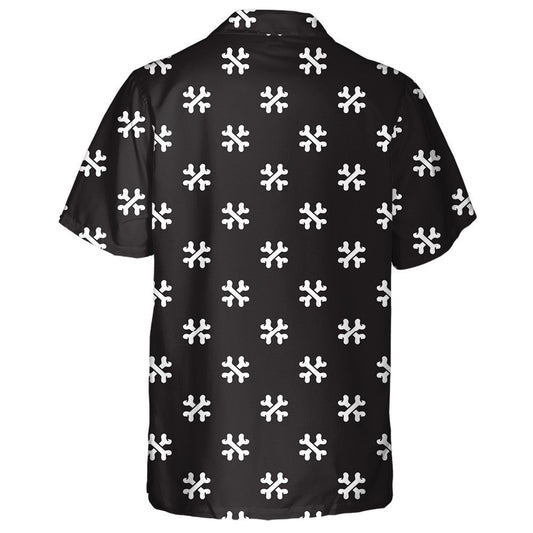Cross Bone Dog Pirate Halloween Isolated Background Hawaiian Shirt, Hawaiian Shirt Gift, Christmas Gift