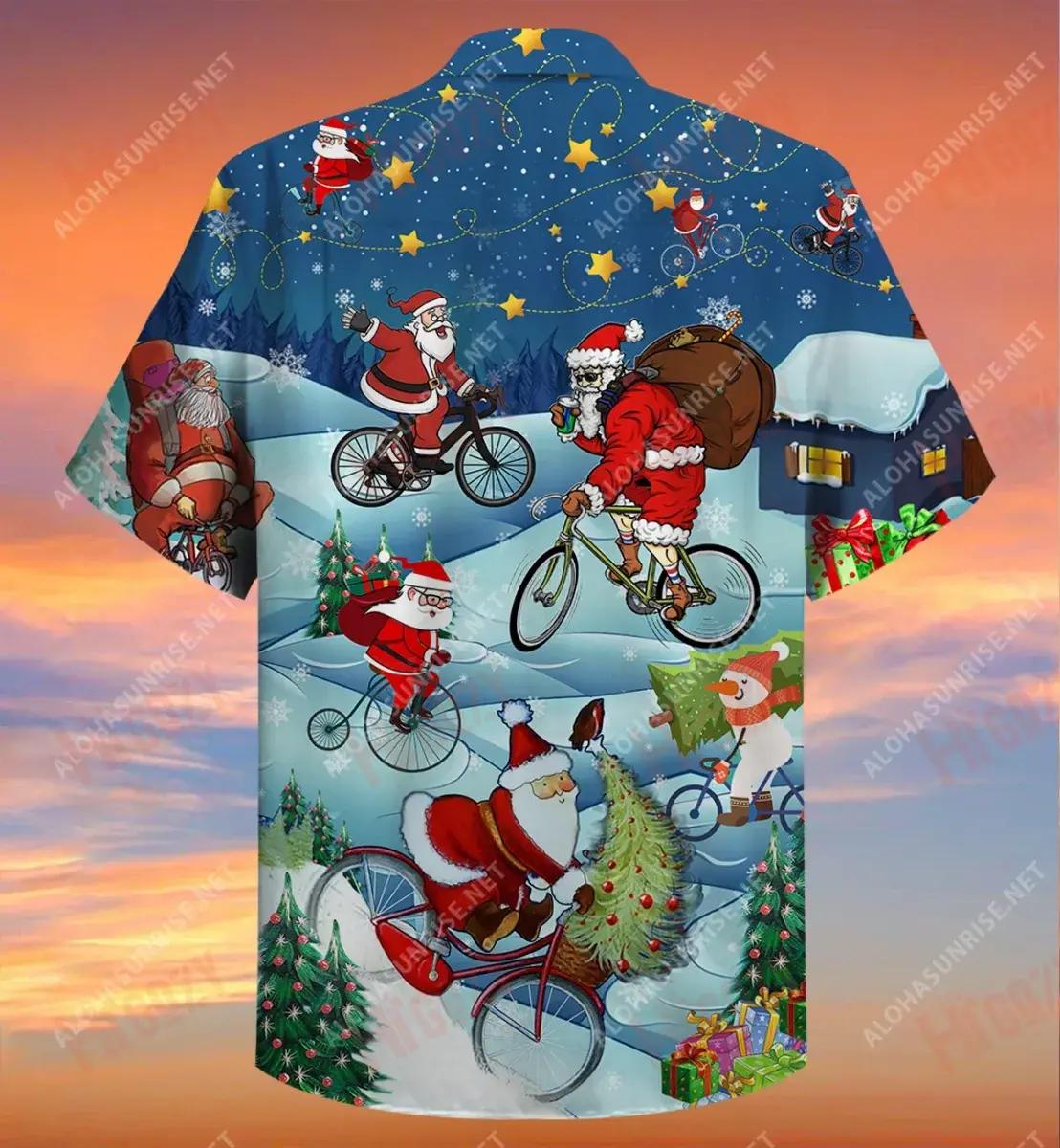 I'M Dreaming Of A Bike Christmas Short Hawaiian Shirt Hobbies Hawaiian T Shirts Hawaiian Crazy Shirts Hawaiian Shirts For Women, Hawaiian Shirt Gift, Christmas Gift