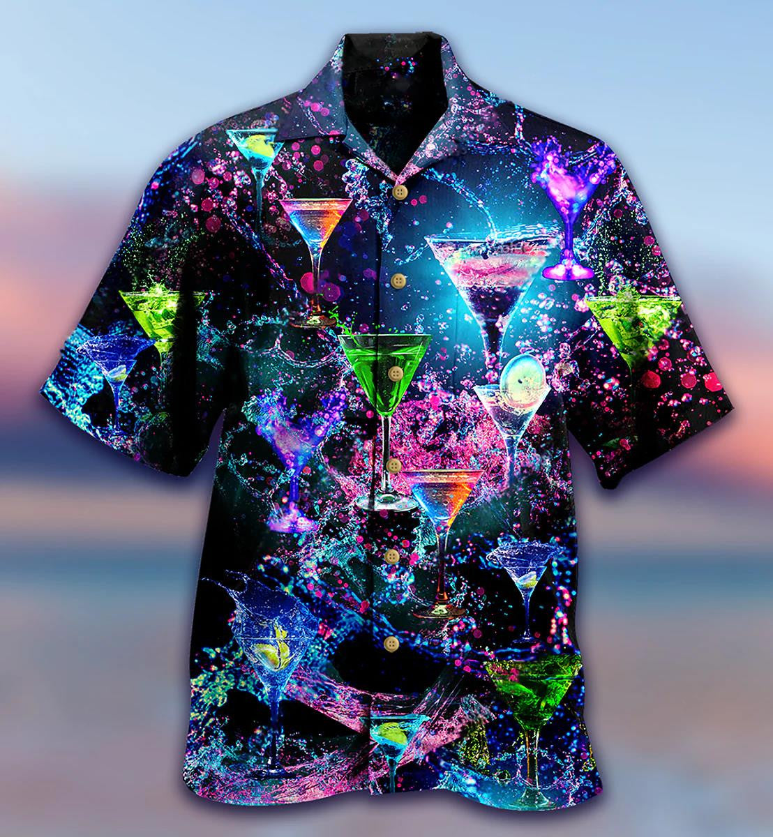 Cocktail There's Always Time For A Cocktail Hawaiian Shirt, Hawaiian For Gift