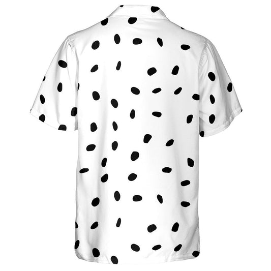 Ideal Black White Ink Dalmatian Cow Giraffe Skin Hawaiian Shirt, Hawaiian Shirt Gift, Christmas Gift