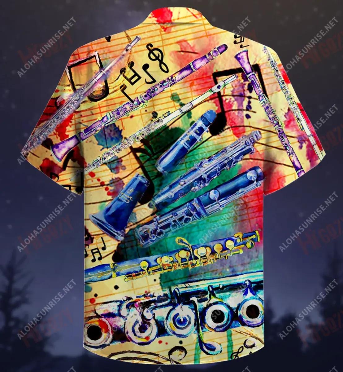 Life Is Like A Flute Unisex Short Sleeve Shirt Ocean Hawaiian T Shirts Best Hawaiian Shirts Hawaiian Shirts For Men, Hawaiian Shirt Gift, Christmas Gift