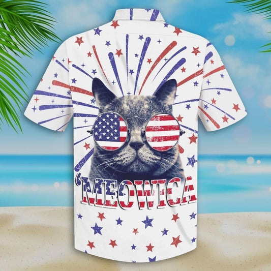 Face Kool Cat Background Design Hawaiian Shirt,Hawaiian Shirt Gift, Christmas Gift