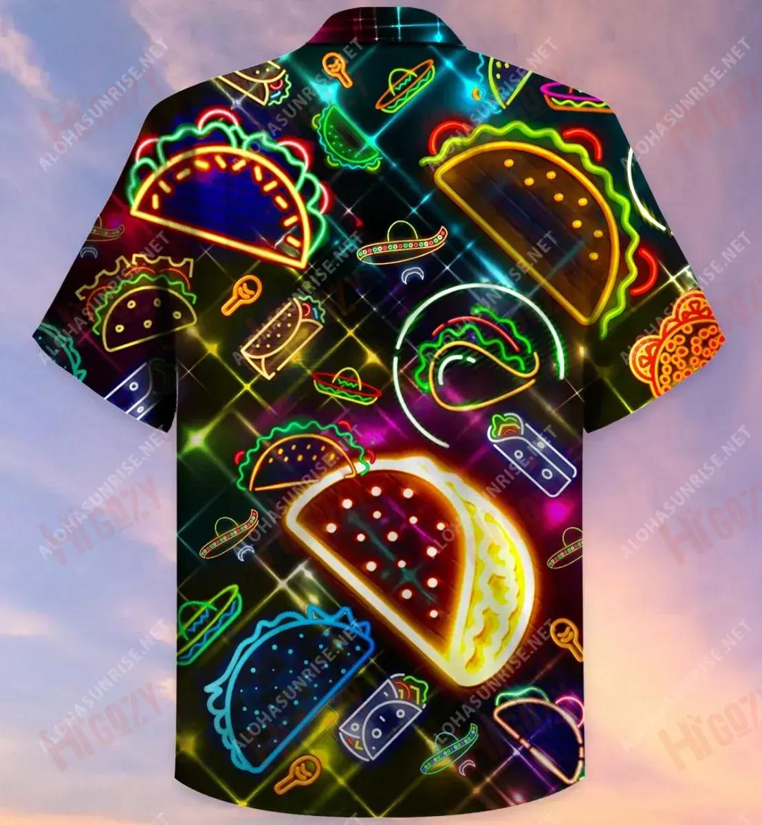 On Tuesday God Created Tacos Unisex Hawaiian Shirt Vacation Short Sleeve Best Hawaiian Shirts Hawaiian Shirts For Men, Hawaiian Shirt Gift, Christmas Gift