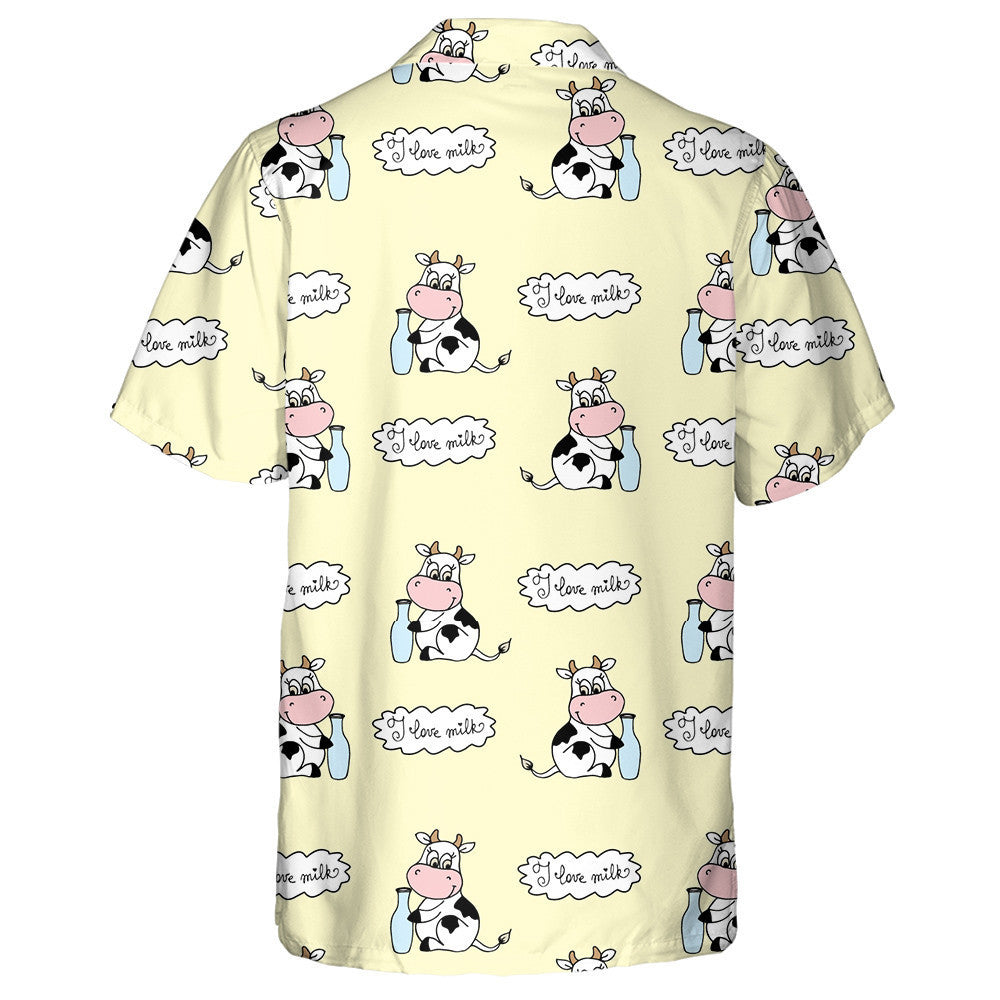 Indian Cows And Floral Polka Dots Hawaiian Shirt, Hawaiian For Gift