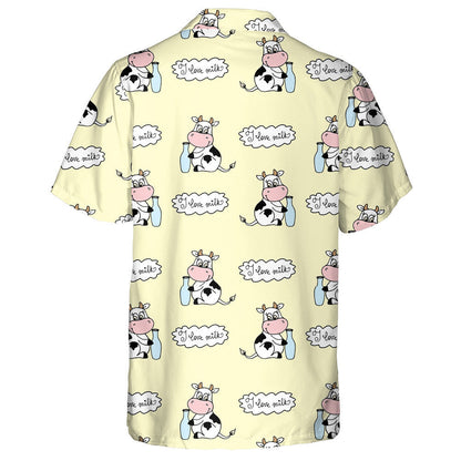 Indian Cows And Floral Polka Dots Hawaiian Shirt, Hawaiian For Gift