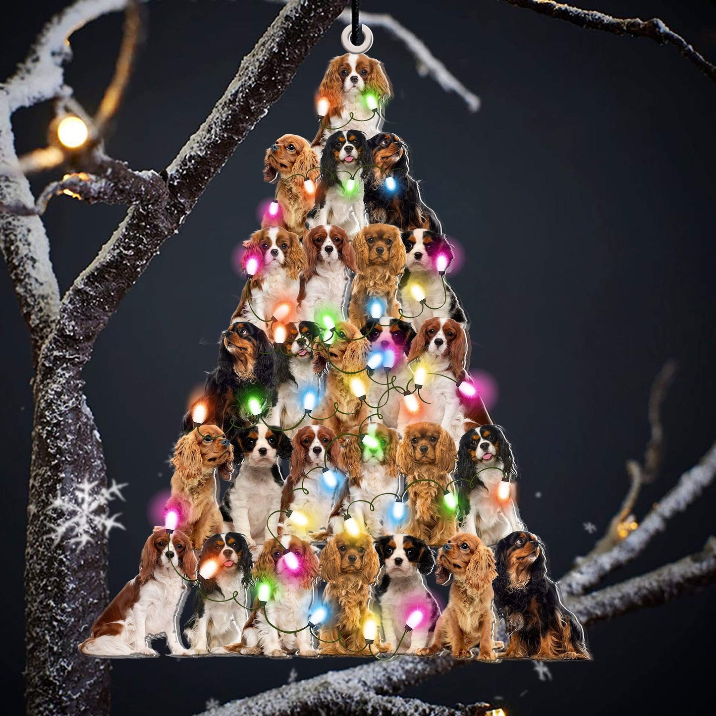 Cavalier King Lovely Tree Gift For Cavalier Lover Gift For Dog Mom Ornament, Christmas Gift,Christmas Decoration