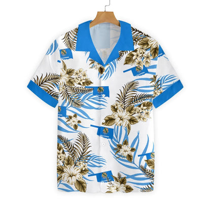 The United States Oklahoma Proud Background Hawaiian Shirt,Hawaiian Shirt Gift, Christmas Gift