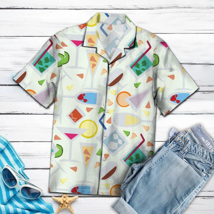 Aloha Summer With Cocktail Juice Hawaiian Shirt, Hawaiian For Gift