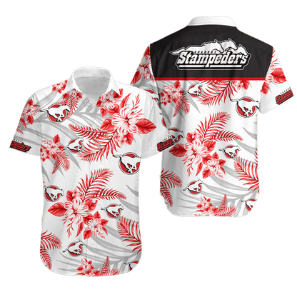 Calgary Stampeders Hawaiian Shirt_ Hawaiian Shirts -Hawaiian Shirt Gift, Christmas Gift
