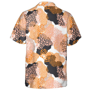 Abstract With Animal Skin Motifs Leopard Camouflage Hawaiian Shirt, Hawaiian Shirt Gift, Christmas Gift