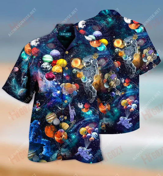 It'S Time To Enter Solar System Short Hawaiian Shirt Ocean Short Sleeve Tactical Hawaiian Shirt Hawaiian Shirt Pattern, Hawaiian Shirt Gift, Christmas Gift