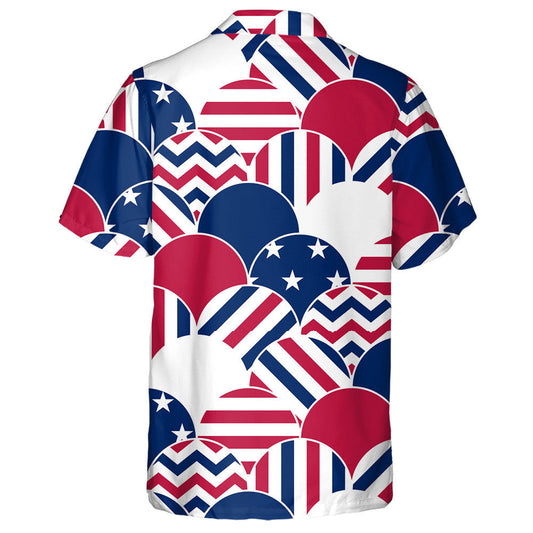 Scale Pattern With Various Patriotic American Flag Colors Hawaiian Shirt, Hawaiian Shirt Gift, Christmas Gift