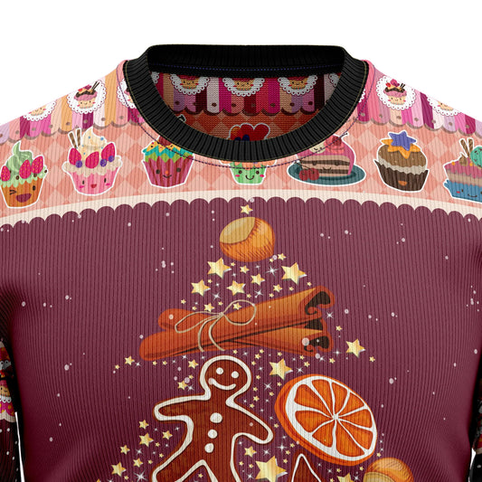 Gingerbread Christmas Tree Ugly Christmas Sweater,Christmas Ugly Sweater,Christmas Gift,Gift Christmas 2024