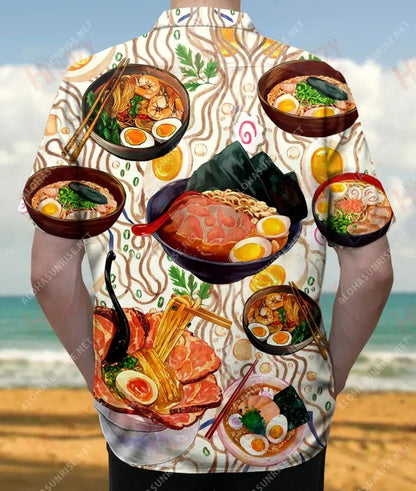Ramen Will Always Have Your Back Unisex Short Sleeve Shirt Hobbies Hawaiian T Shirts Custom Hawaiian Shirts Hawaiian Shirt Pattern, Hawaiian Shirt Gift, Christmas Gift