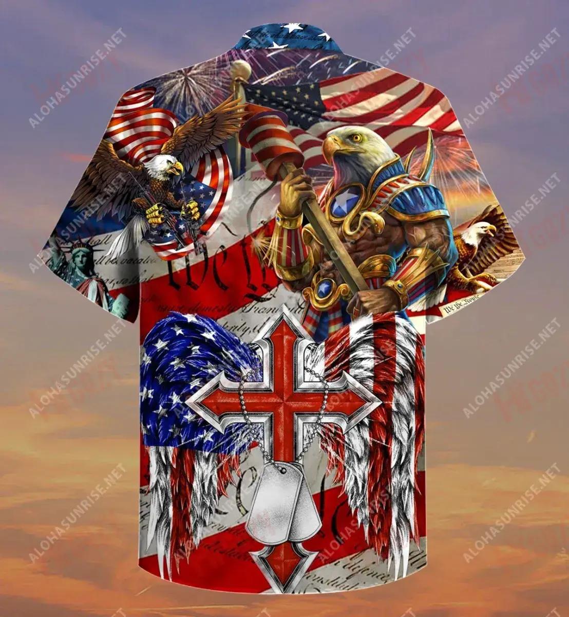 Eagles Patriotism America Short Hawaiian Shirt Summer Hawaiian T Shirts Hawaiian Crazy Shirts Hawaiian Shirts For Men, Hawaiian Shirt Gift, Christmas Gift