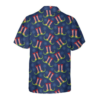 Christmas Elves Legs Gift For Holiday Hawaiian Shirt, Hawaiian Shirt Gift, Christmas Gift