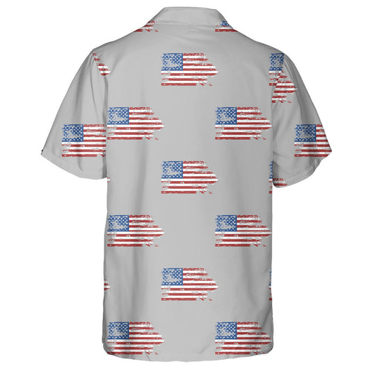 American Symbol Freedom National Sign On Gray Background Hawaiian Shirt, Hawaiian Shirt Gift, Christmas Gift