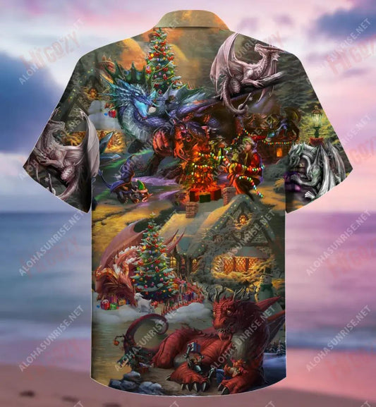 All I Want For Christmas Is A Dragon Short Hawaiian Shirt Hobbies Aloha Shirt Vintage Hawaiian Shirts Hawaiian Shirts For Women, Hawaiian Shirt Christmas Gift