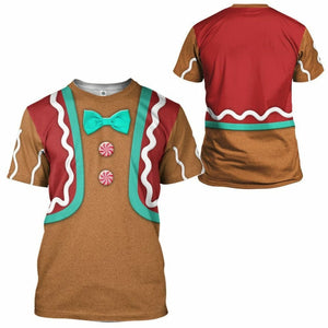 3D Gingerbread Man Custom Tshirt